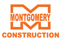 Montgomery Construction logo in orange